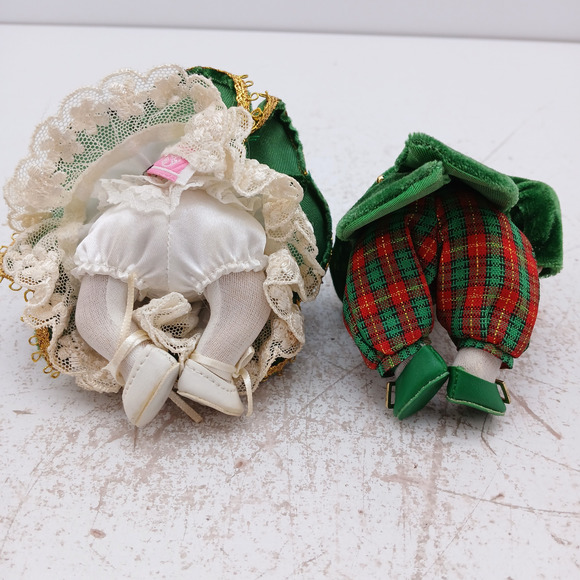 Marie Osmond St. Paddy & His Bonnie Lass Dolls W/ COA Porcelain Collectible Doll - Picture 6 of 9